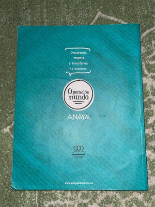 Libro Lengua y Literatura, 2 ESO, Operación mundo
