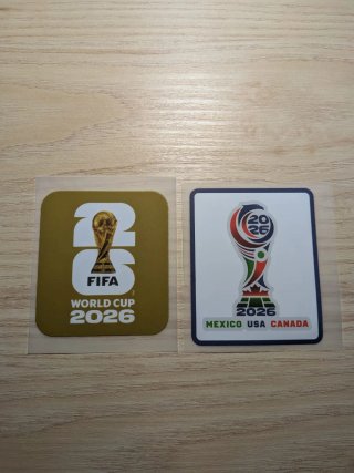 Parches mundial españa camiseta blanca visitante