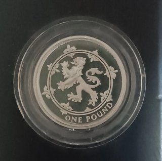 2 Monedas Plata 1 Libra Reino Unido