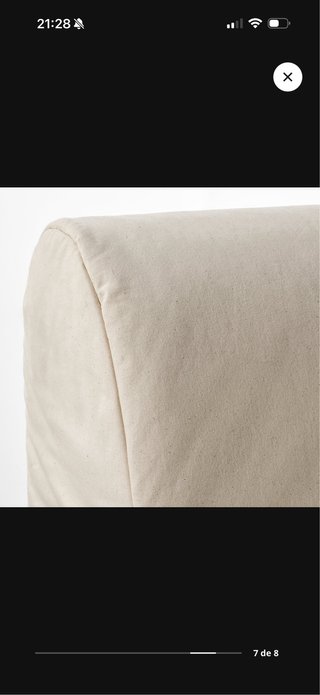 Sofá cama individual Ikea Lycksele Lövas beige
