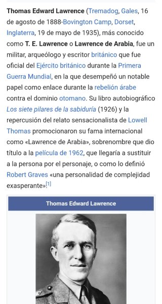 Lawrence de Arabia - Biografía
