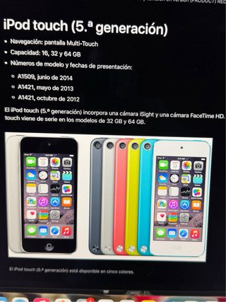 iPod Touch 32 GB-5ta Generación Rosa