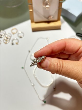 Conjunto Pandora: Anillo, Pulsera, Aros y Collar