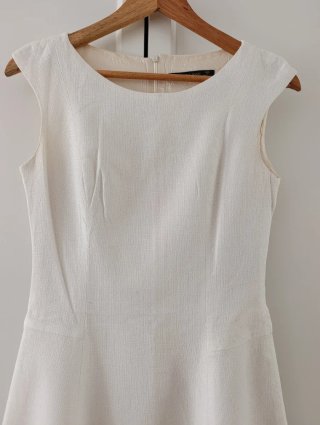 Vestido blanco - Zara