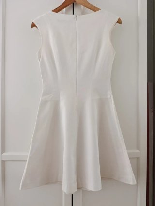 Vestido blanco - Zara