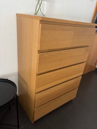 2 Cómodas MALM Ikea Marrón Claro / Sinfonier