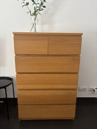 2 Cómodas MALM Ikea Marrón Claro / Sinfonier