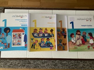 Libros lengua/matemáticas/sociales/religión 1º ep