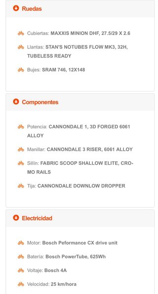 Cannondale Moterra Neo 1 carbono