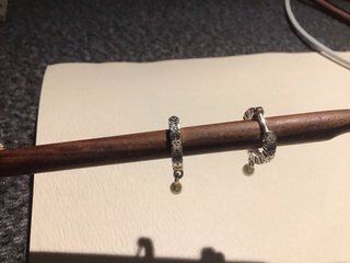 Criollas Tous Plata con bolsa y bolsita