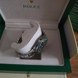 Reloj Rolex Plata y Verde GMT-Master II