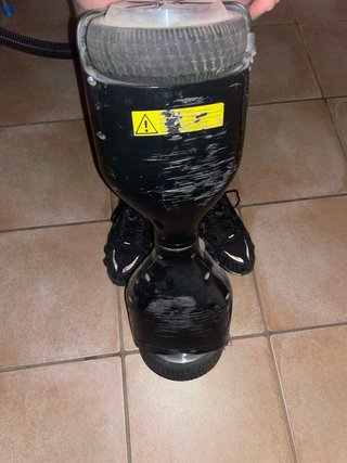 Hoverboard Blanco y Negro pack de dos mas silla