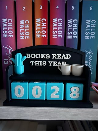 Contador de libros leídos 3D