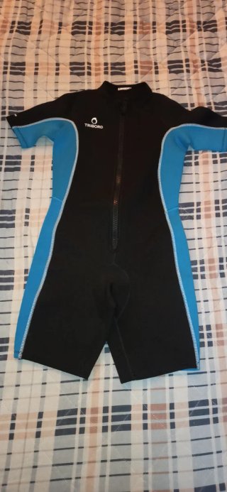 Traje de neopreno Tribord azul y negro
