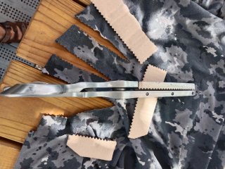 Tijeras de sastre dentadas