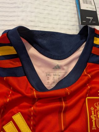Camiseta España Talla XXL Roja local
