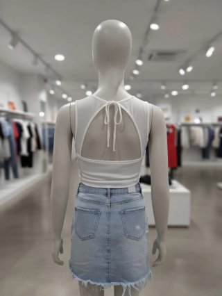 Conjunto Top y Shorts Blanco