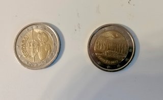 Lote 5 monedas 2€ España