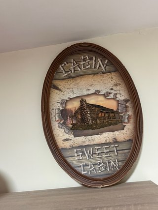 Cuadro decorativo Cabin Sweet Cabin