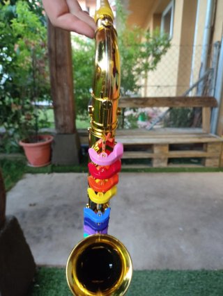 Saxofón de juguete 8 notas