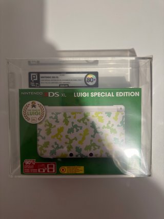 Nintendo 3DS XL Luigi sigillata e graduata!