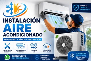 Instalador de aire acondicionado