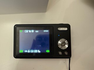 Cámara Digital 4K Negra