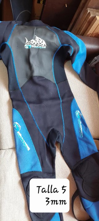 Traje Neopreno subaqua 3mm Talla 5