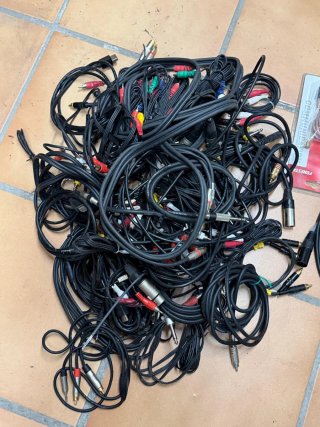 Lote Cables Audio y Video Dure, Fonestar, Soundkin