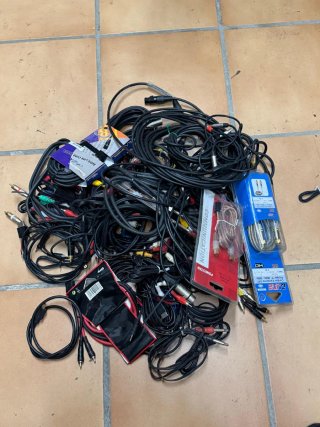 Lote Cables Audio y Video Dure, Fonestar, Soundkin