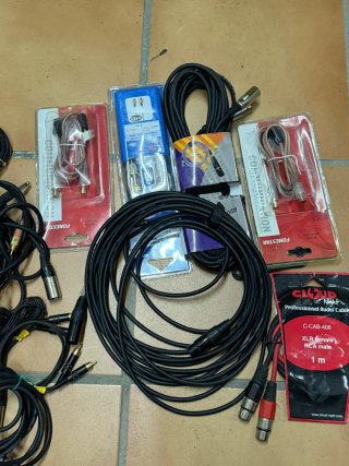 Lote Cables Audio y Video Dure, Fonestar, Soundkin