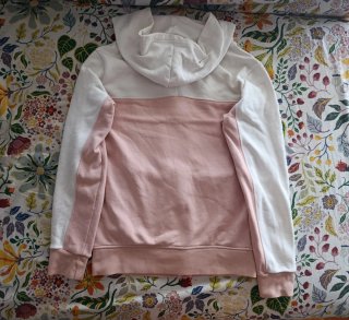 Sudadera Adidas Mujer Rosa y Blanca