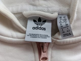 Sudadera Adidas Mujer Rosa y Blanca