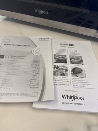 Microondas Whirlpool Usado para una semana