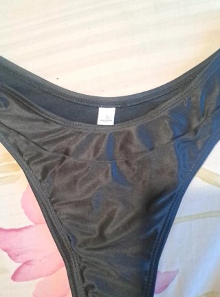 Braguita bikini brasileña negra Talla L