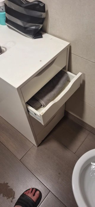 Cajonera blanca de 5 cajones