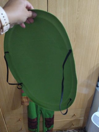 Disfraz Tortuga Ninja + antifaz + caparazón