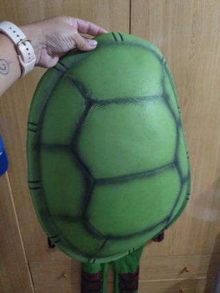 Disfraz Tortuga Ninja + antifaz + caparazón