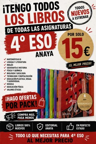 Libros Anaya 4 eso