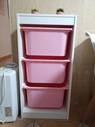 Juguetero/Almacenaje Ikea Rosa