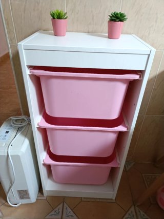 Juguetero/Almacenaje Ikea Rosa