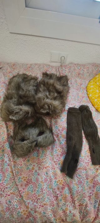 Pack disfraz therian peludo