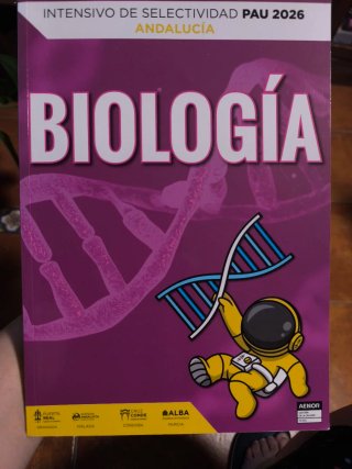 Libro intensiv Pau Selectividad Andalucia Biologia