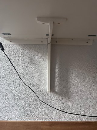 Escritorio plegable blanco