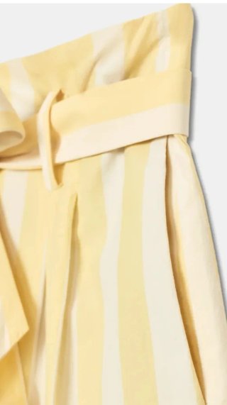 Pantalones Zara Rayas Amarillas y Blancas