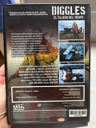 DVD Biggles El Viajero del Tiempo Nueva Oferton!!