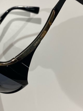 Gafas Giorgio Armani Negras y Plateadas