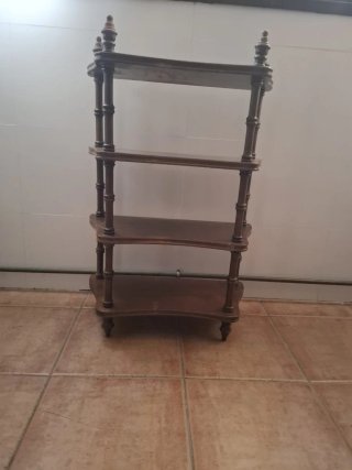 Estantería de madera vintage