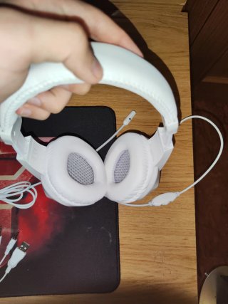 Cascos Gaming PC Blancos