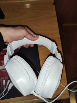 Cascos Gaming PC Blancos